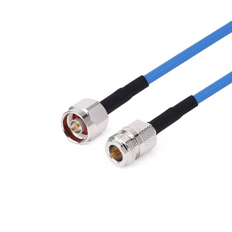 N Male to N Female Cable Assembly | RG142-PVC Flexible Coax Cable | DC ...