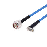 N Male to SMA Right Angle male Cable Assembly | RG142-PVC Flexible Coax Cable | DC-3GHz