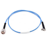 N Male to SMA Right Angle male Cable Assembly | RG142-PVC Flexible Coax Cable | DC-3GHz