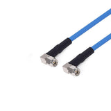 SMA Right Angle Male to SMA Right Angle Male Cable Assembly | RG142-PVC Flexible Coax Cable | DC-3GHz