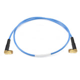 SMA Right Angle Male to SMA Right Angle Male Cable Assembly | RG142-PVC Flexible Coax Cable | DC-3GHz