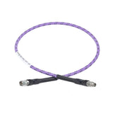 2.4mm Male to 2.4mm Female Cable Assembly | 147A Series Low Loss Phase Stable Flexible Coax Cable | With Armor | DC - 40GHz | 2.8dB/m@40GHz