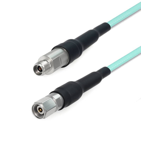 2.92mm Female to 2.4mm Male Cable Assembly | 147A Series Low Loss Phase Stable Flexible Coax Cable | DC - 40GHz | 2.8dB/m@40GHz