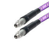 2.92mm Female to 2.92mm Female Cable Assembly | 147A Series Low Loss Phase Stable Flexible Coax Cable | With Armor | DC - 40GHz | 2.8dB/m@40GHz
