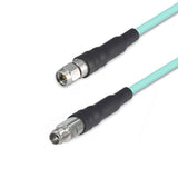 2.92mm Male to 2.4mm Female Cable Assembly | 147A Series Low Loss Phase Stable Flexible Coax Cable | DC - 40GHz | 2.8dB/m@40GHz