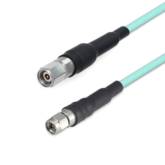 2.92mm Male to 2.4mm Male Cable Assembly | 147A Series Low Loss Phase Stable Flexible Coax Cable | DC - 40GHz | 2.8dB/m@40GHz