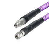 2.92mm Male to 2.92mm Female Cable Assembly | 147A Series Low Loss Phase Stable Flexible Coax Cable | With Armor | DC - 40GHz | 2.8dB/m@40GHz