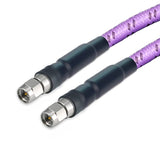 2.92mm Male to 2.92mm Male Cable Assembly | 147A Series Low Loss Phase Stable Flexible Coax Cable | With  Type 4 Armor | DC - 40GHz z | 2.8dB/m@40GHz
