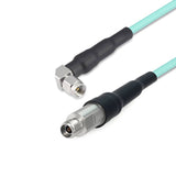 2.92mm Right Angle Male to 2.92mm Female Cable Assembly | 147A Series Low Loss Phase Stable Flexible Coax Cable | DC - 40GHz z | 2.8dB/m@40GHz