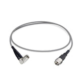 1.85mm Male to 1.85mm Right Angle Male Cable Assembly | 3506 Series Low Loss Phase Stable Flexible Coax Cable | DC - 67GHz