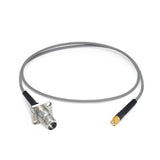 2.4mm 4 Hole Flange Female to GPO(SMP) Female Cable Assembly | 3506 Series Low Loss Phase Stable Flexible Coax Cable | DC - 18GHz