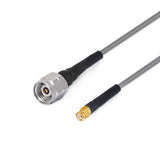 2.4mm Male to GPO(SMP) Female Cable Assembly | 3506 Series Low Loss Phase Stable Flexible Coax Cable | Cable Dia.2.2mm | DC - 40GHz
