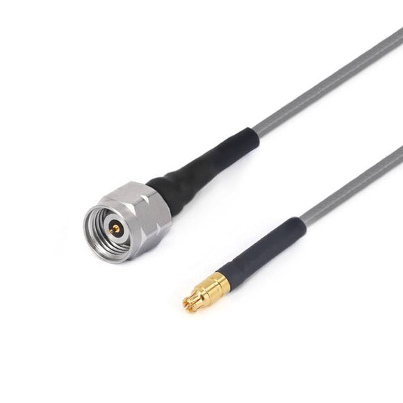 2.4mm Male to GPPO(Mini-SMP) Female Cable Assembly | 3506 Series Low Loss Phase Stable Flexible Coax Cable | Cable Dia.2.2mm | DC - 50GHz