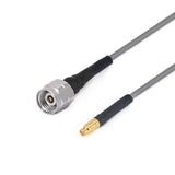 2.4mm Male to GPPO(Mini-SMP) Female Cable Assembly | 3506 Series Low Loss Phase Stable Flexible Coax Cable | Cable Dia.2.2mm | DC - 50GHz