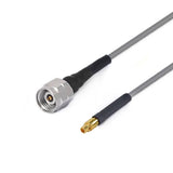 2.4mm Male to MMPX Male Cable Assembly | 3506 Series Low Loss Phase Stable Flexible Coax Cable | Cable Dia.2.2mm | DC - 50GHz