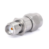 SMA Male to SMA Female Inner DC Block ｜ 10 MHz to 18 GHz ｜ 50V Max ｜ Stainless Steel Body