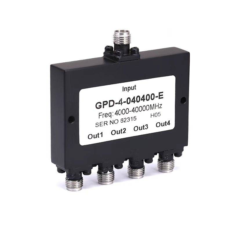 4-Way 2.92mm Power Divider From 4 GHz to 40 GHz Rated at 20 Watts ...