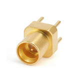 GPPO (Mini-SMP) Male Smooth Bore Connector PCB Mount Soldering | DC - 40GHz | Smooth Bore