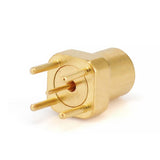 GPPO (Mini-SMP) Male Smooth Bore Connector PCB Mount Soldering | DC - 40GHz | Smooth Bore