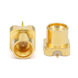 GPPO(mini-SMP) Male Connector, Solder Attachment Surface Mount PCB, DC-40GHz, Full Detent / Smooth Bore