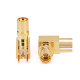 GPPO(Mini-SMP) Male  Right Angle Connector, PCB Mount,