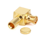 GPPO (Mini-SMP) Female With Right Angle Connector for . 047" Series Cables | DC - 40GHz