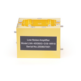 Waveguide WR19 Low Noise Amplifier(LNA) | 18dB Gain |  4dB Noise Figure | 40 - 60GHz
