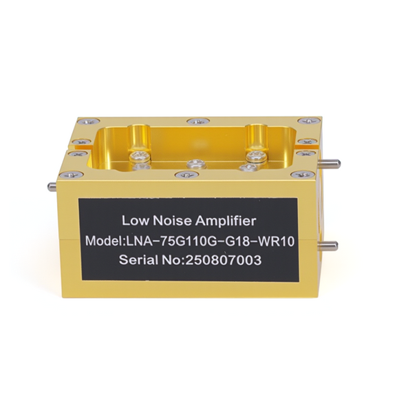 Waveguide WR10 Low Noise Amplifier(LNA) | 18dB Gain |  4dB Noise Figure | 75 - 110GHz