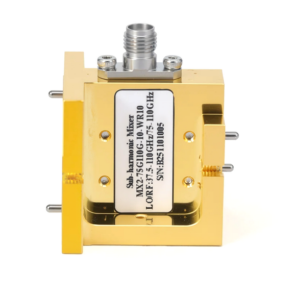 Waveguide Sub-Harmonic Mixers WR-10 From 75 GHz to 110 GHz | IF from DC to 15 GHz UG-387/U-M Flange W Band