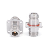 N to N 4-Hole Flange Adaptor ｜  DC-18GHz