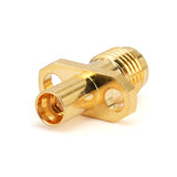 SMA Female to GPO(SMP) Male 2-Hole Flange Adaptors ｜ Hole Spacing 8.6mm ｜ Full detent ｜ DC-18GHz
