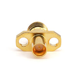 SMA Female to GPO(SMP) Male 2-Hole Flange Adaptors ｜ Hole Spacing 8.6mm ｜ Full detent ｜ DC-18GHz