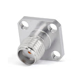 SMA Female Field Replaceable Connector 4-Hole Flange ｜ 8.6mm Hole Spacing ｜  DC-26.5GHz