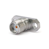 SMA Female Field Replaceable Connector 2-Hole Flange ｜ 12.2mm Hole Spacing ｜  DC-26.5GHz