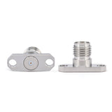 SMA Female Field Replaceable Connector 2-Hole Flange ｜ 12.2mm Hole Spacing ｜  DC-26.5GHz
