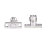 SMA Female Field Replaceable Connector 2-Hole Flange ｜ 10.2mm Hole Spacing ｜  DC-26.5GHz