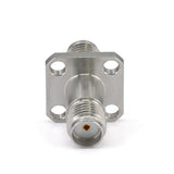 SMA Female to Female 4-Hole Flange Adaptor ｜  DC-26.5GHz
