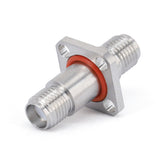 SMA Female to Female 4-Hole Flange Adaptor ｜  DC-26.5GHz