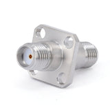 SMA Female to Female 4-Hole Flange Adaptor ｜  DC-26.5GHz