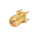 SMA Female PCB Mount Soldering Connector ｜ Pad hole spacing 5.08mm ｜ Center pin 1.27mm ｜ DC-18GHz