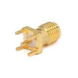 SMA Female PCB Mount Soldering Connector ｜ Pad hole spacing 5.08mm ｜ Center pin 1.27mm ｜ DC-18GHz