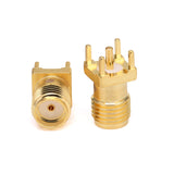SMA Female PCB Mount Soldering Connector ｜ Pad hole spacing 5.08mm ｜ Center pin 1.27mm ｜ DC-18GHz
