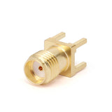 SMA Female Connector PCB Mount Soldering | Center Pin Diameter 1.27mm |  DC - 6GHz