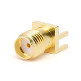 SMA Female End Launch Connectors ｜ DC-18GHz ｜ Center pin 0.9mm ｜ Suit for PCB thickness 2.0mm