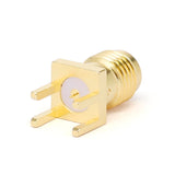 SMA Female End Launch Connectors ｜ DC-18GHz ｜ Center pin 0.9mm ｜ Suit for PCB thickness 2.0mm