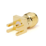SMA Female End Launch Connectors ｜ DC-18GHz ｜ Suit for PCB thickness 1.4mm