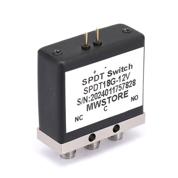SPDT Electromechanical Relay Failsafe Switch | SMA Female | DC - 18GHz | 12V