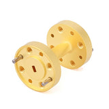 WR-10 90 Degree Waveguide Twist |1 Inch Length | UG-387/U Flange to UG-387/U Flange | 75 - 110GHz