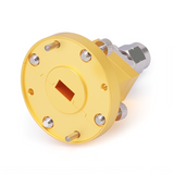 WR-22 to 2.4mm Male Straight Waveguide to Coax Adapter with UG-383/U Flange | 33 - 50GHz
