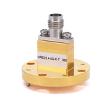 WR-22 to 2.4mm Female Straight Waveguide to Coax Adapters with UG-383/U Flange ｜ 33 - 50GHz